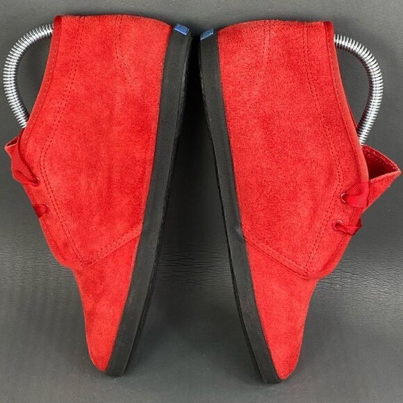 Keds Red Suede Sneakers - Picture 5 of 8